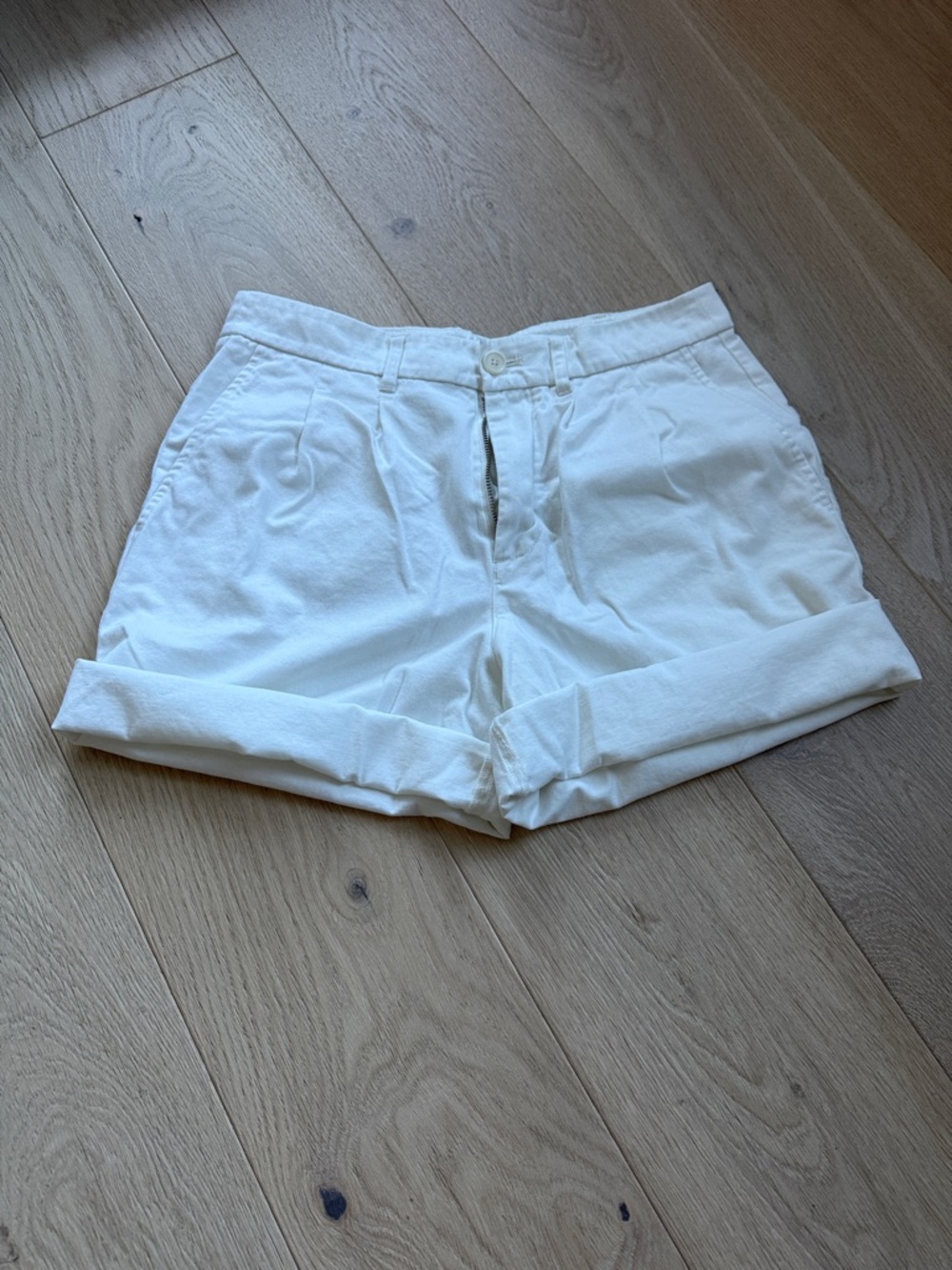 AYR High-Rise White Women’s Shorts